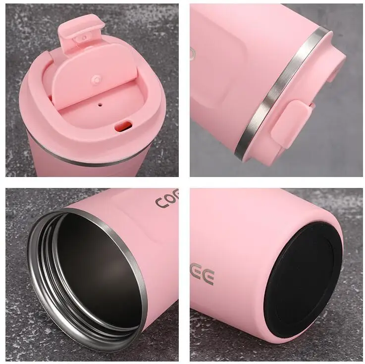 Кофейная кружка из нержавеющей стали автомобильный Герметичный Термос дорожный