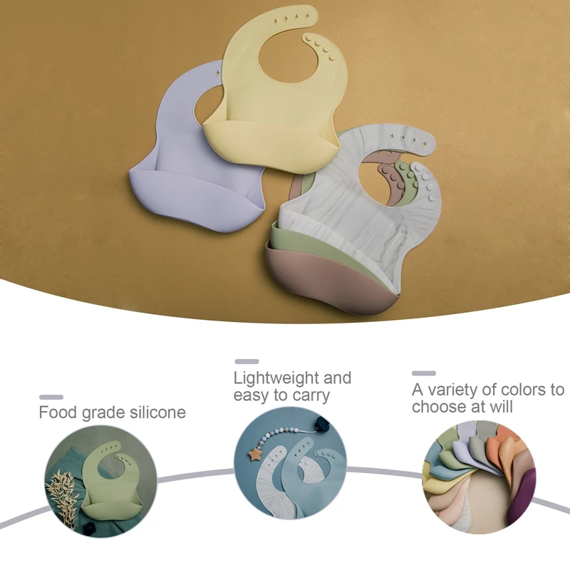 Слюнявчики для детей новорожденных Детские нагрудники модные съедобные