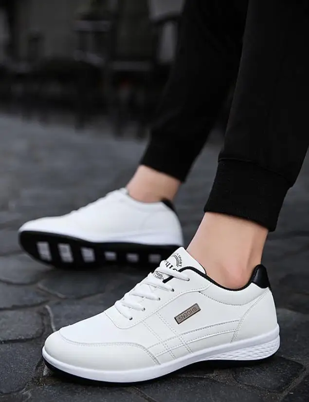 Мужские кроссовки на платформе в британском стиле весна-осень 2019 | Обувь