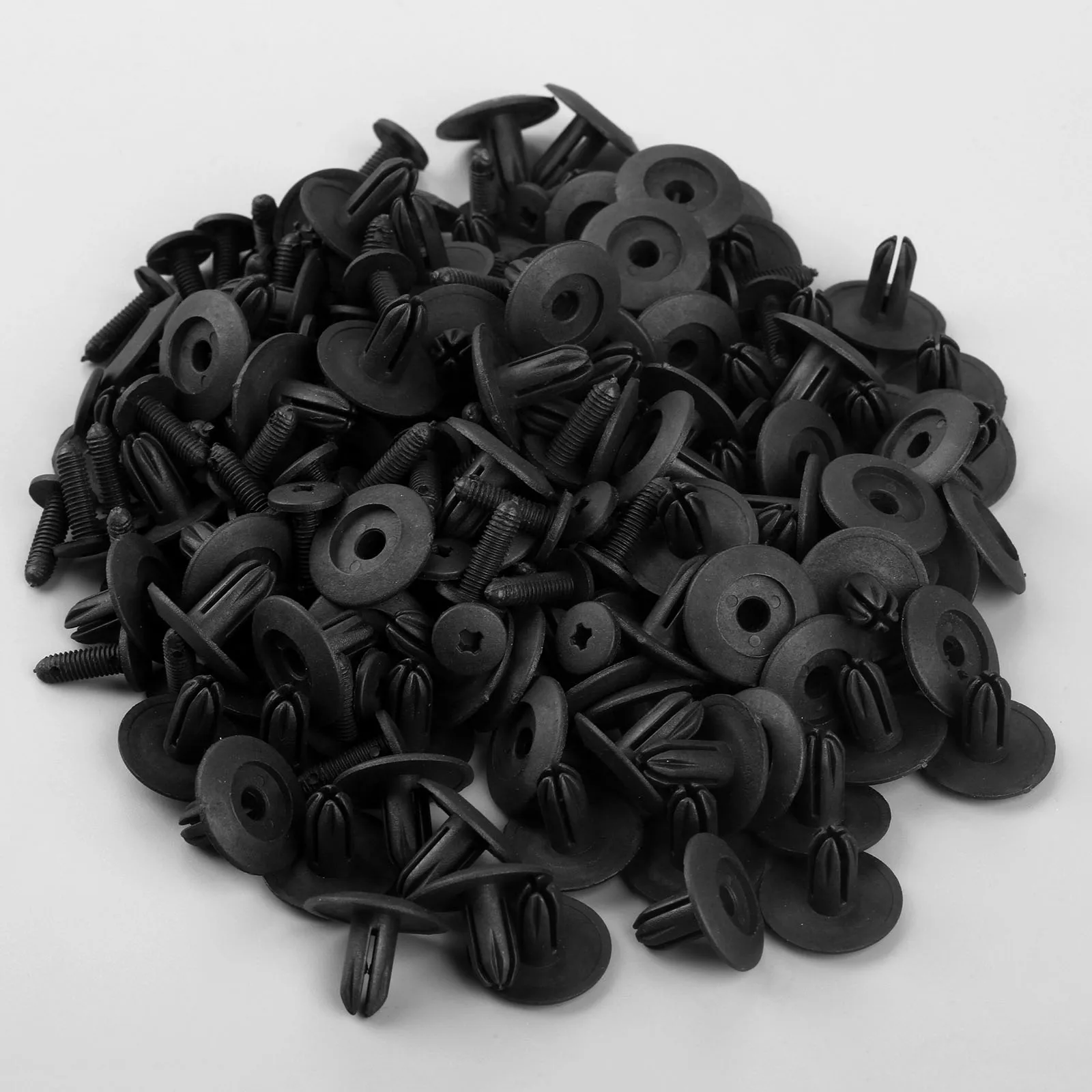 100 шт. авто крепеж для бампера 6 мм отверстие пластиковый фиксатор заклепок