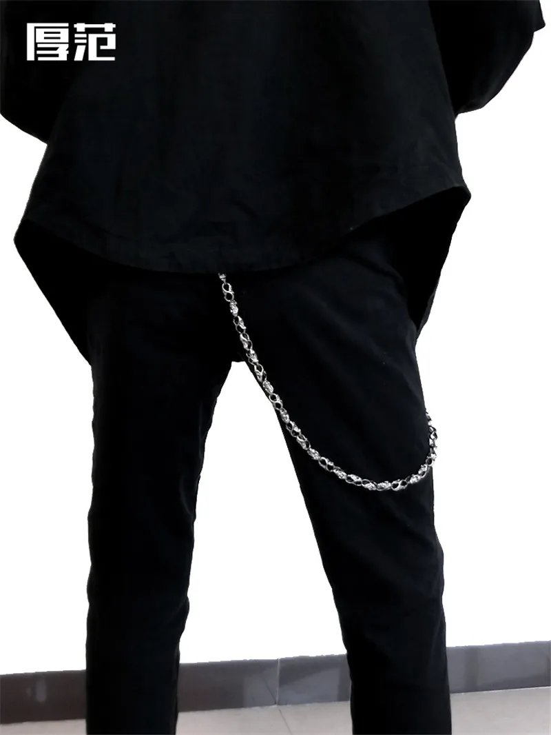 Мужской Короткий держатель для ключей в стиле рок/панк/хип-хоп бумажник с черепом