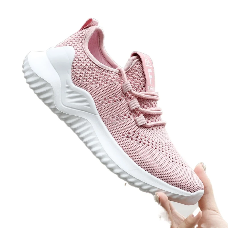 

Women Sneakers Running Shoes Fashion Woman's Shoes Mesh Sports Breathable Casual Shoes Rubber Soft Sole Antiskid Net Shoes