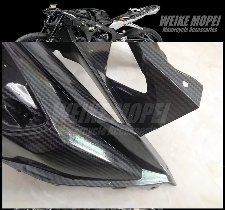 

Carbon Fiber Paint Front Upper Fairing Headlight Cowl Nose Panlel Fit For BMW S1000R 2014 2015 2016 2017