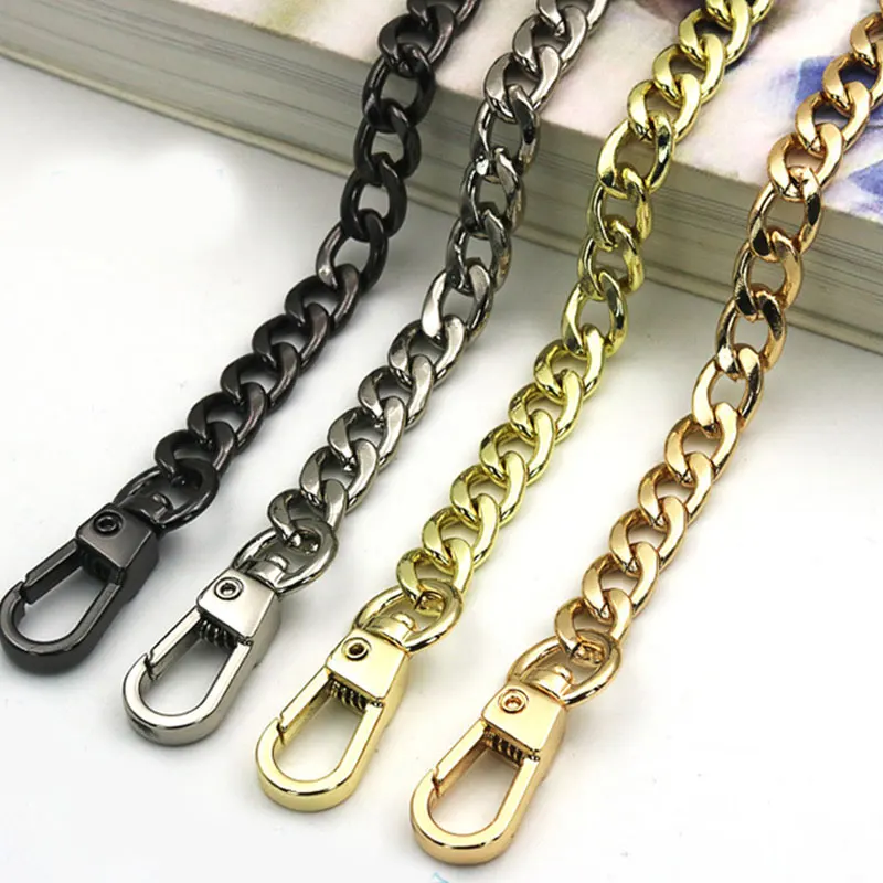 

Long 100cm-120cm Metal Purse Chain Strap Handle Handle Replacement For Handbag Shoulder Bag 4 Colors Handbag Shoulder Bag Chains