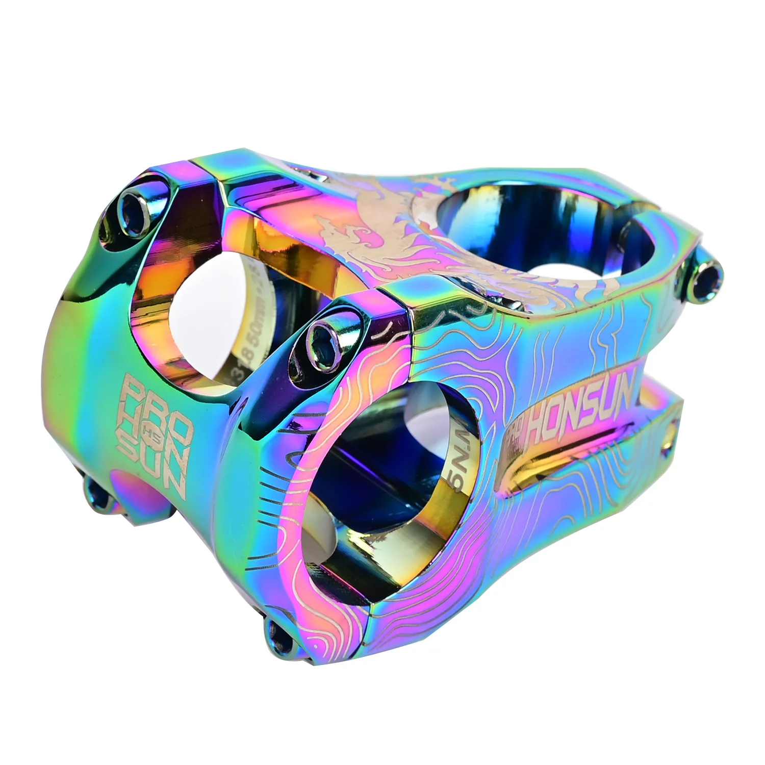 

HONSUN Mountain Bike Stem Aluminum Alloy 31.8MM 45MM Length Short Stand 0 Degree CNC Bicycle Accessories 145g Bicicleta