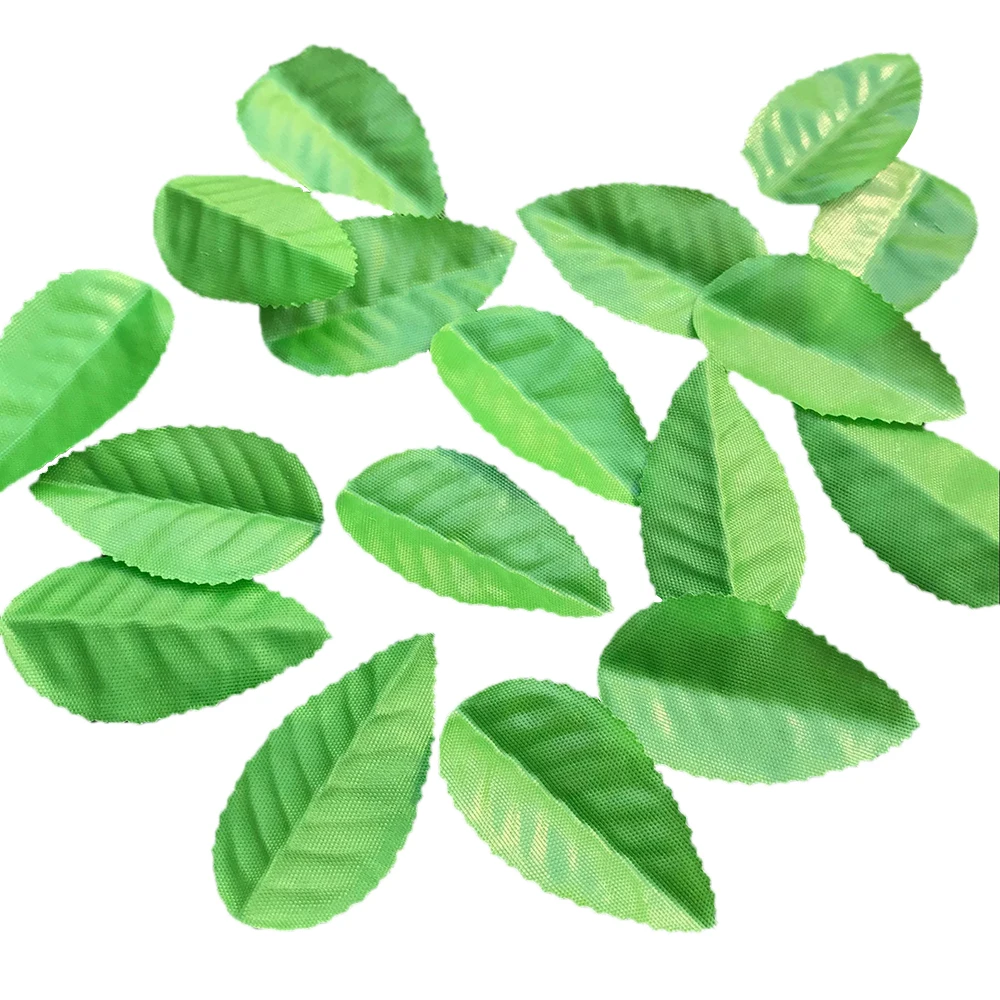 Имитирует зеленые и золотые серебряные листья свадебное украшение для вечеринки