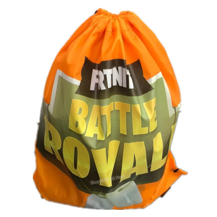 Game Fortnites Fortress Night Drawstring Backpack Simple Polyester Bag Portable Outdoor Battle Royale Sport | Дом и сад