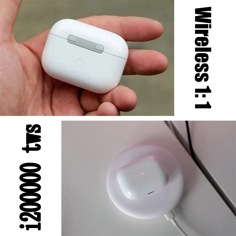 I200000 TWS Супер копия 1:1 Air Pro 3 беспроводные Bluetooth наушники 8D сабвуфер наушники-вкладыши шумоподавление pk W1 i500 i100000