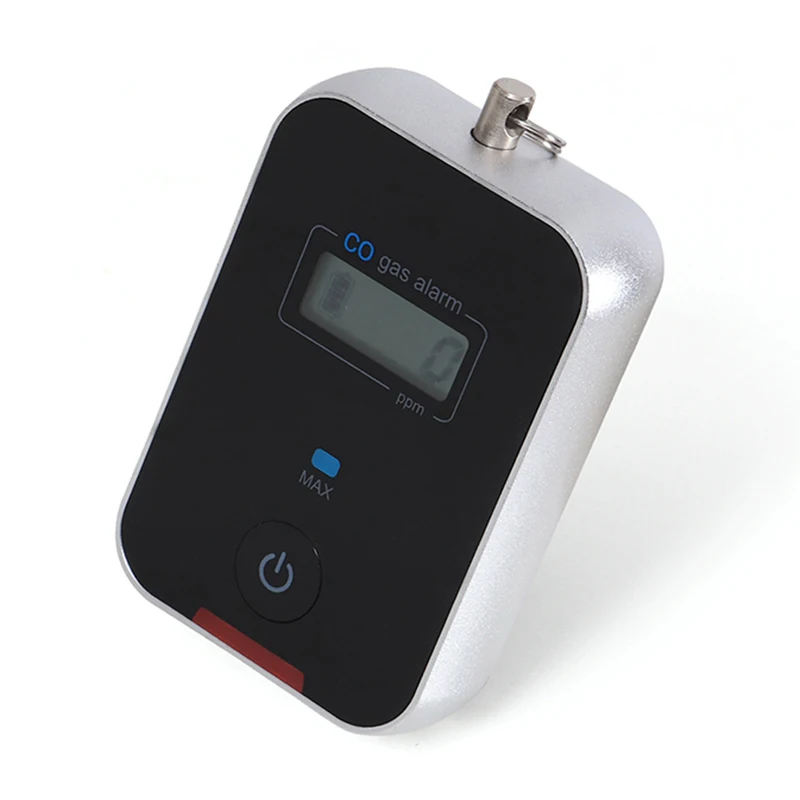 

Handheld carbon monoxide CO gas checker, traveling safety device r toxic co gas alarm with max value storage