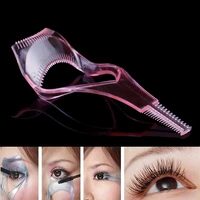 3 in 1 makeup mascara shield guard curler applicator comb guide card makeup beauty cosmetic tool eyelash tools