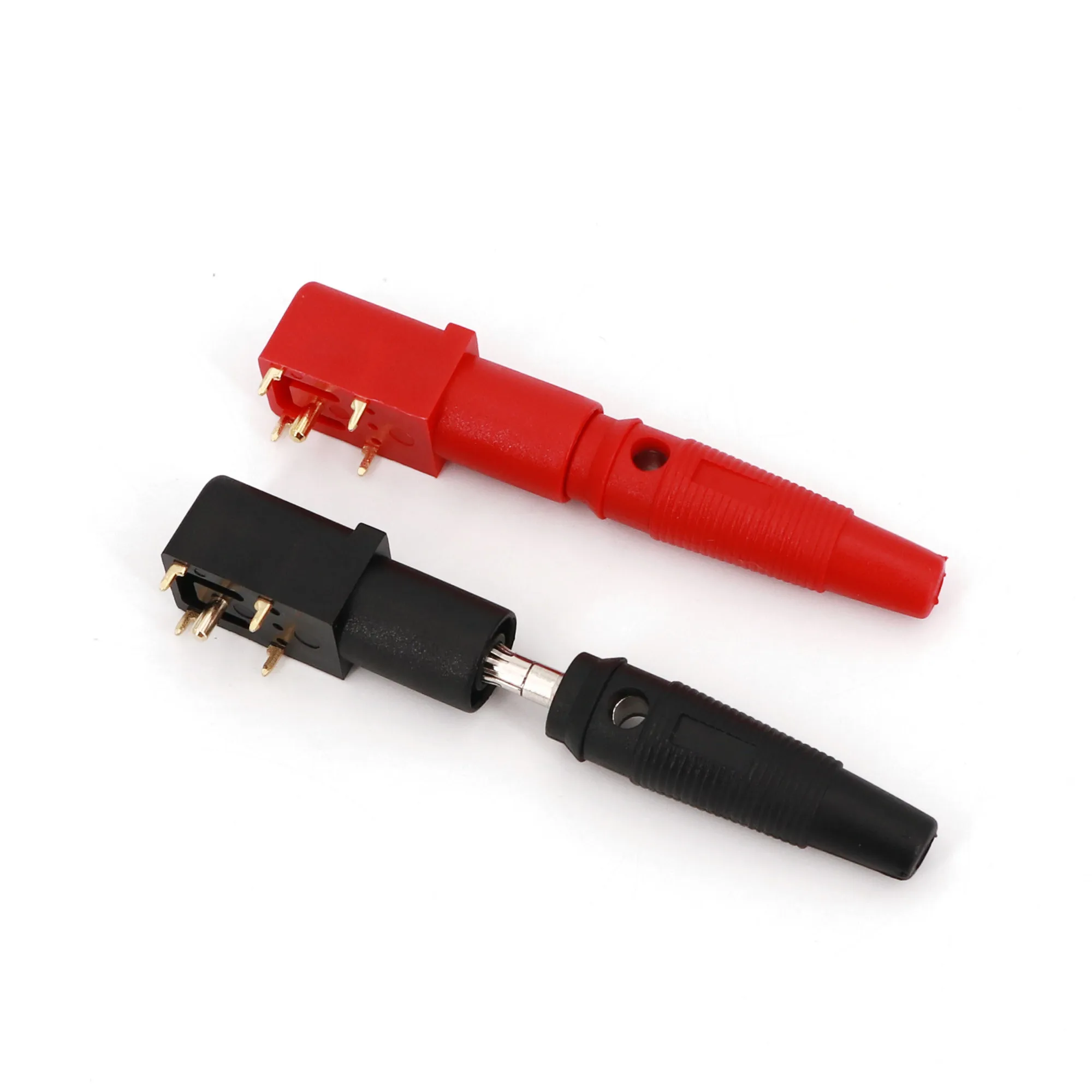 4 шт. позолоченный Безопасный изолированный мм разъем типа &quotбанан&quot