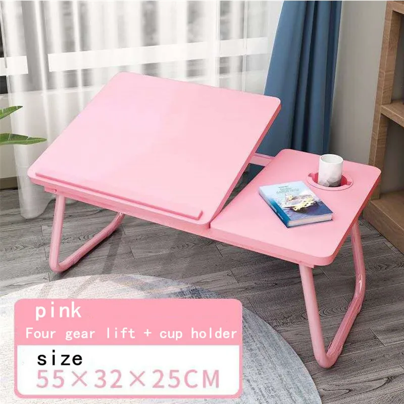 Home Folding Laptop Desk for Bed & Sofa Laptop Bed Tray Table Desk Portable Lap Desk for Study and Reading Bed Top Tray Table images - 6
