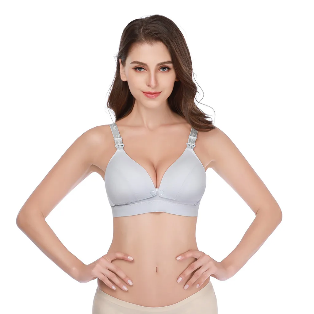Бюстгальтеры для беременных беспроводные кормящие однотонные пикантный лифчик