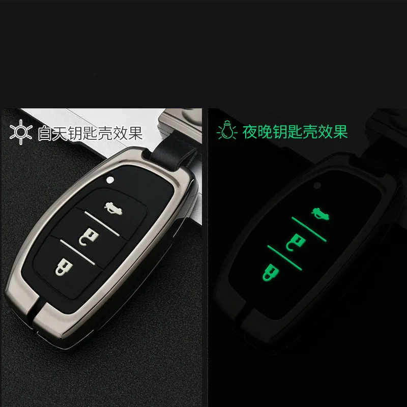 

Galvanized Alloy Car Key Case Cover fob for Hyundai IX30 IX35 IX20 Tucson Elantra Verna Sonata Smart Remote Cover Keychain