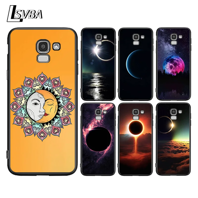 Чехол для телефона с фантазийной Вселенной звездами Eclipse Moom Samsung Galaxy J2 J3 J4 Core J5 J6 J7