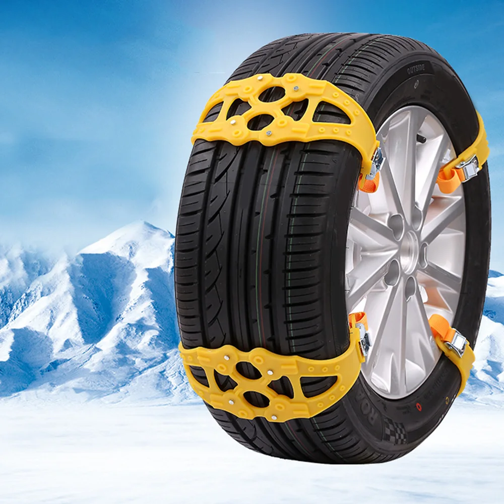 

2Pcs Winter Truck Car Snow Chain Easy Installation Simple Tire Anti-skid Belt-D2TB Can Use For More Times High Quality