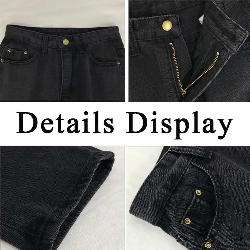 

Jeans Women High Waist Clothing Retro Harajuku Streetwear Harem Trousers Ankle-length Womens Trendy Female Ulzzang All-match New