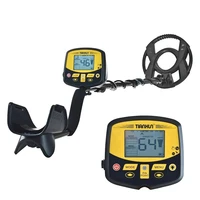 new professional gold metal detector with lcd display 11 inch high accuracy waterproof search coil with pinpoint function