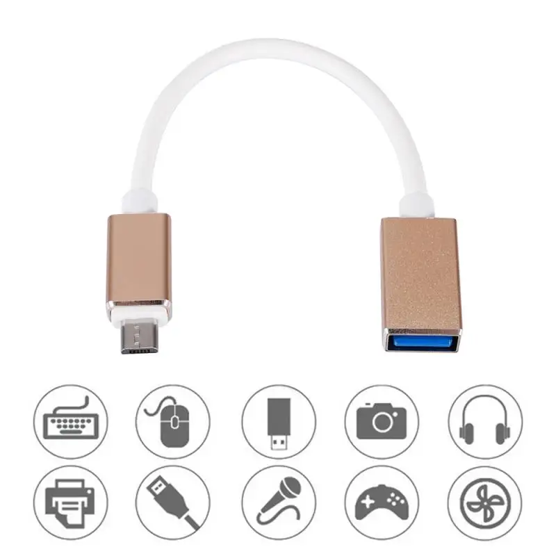 Micro USB OTG Cable Adapter Male to 3.0 Female for Xiaomi Redmi Samsung Tablet Android Adapters Converters | Мобильные телефоны и