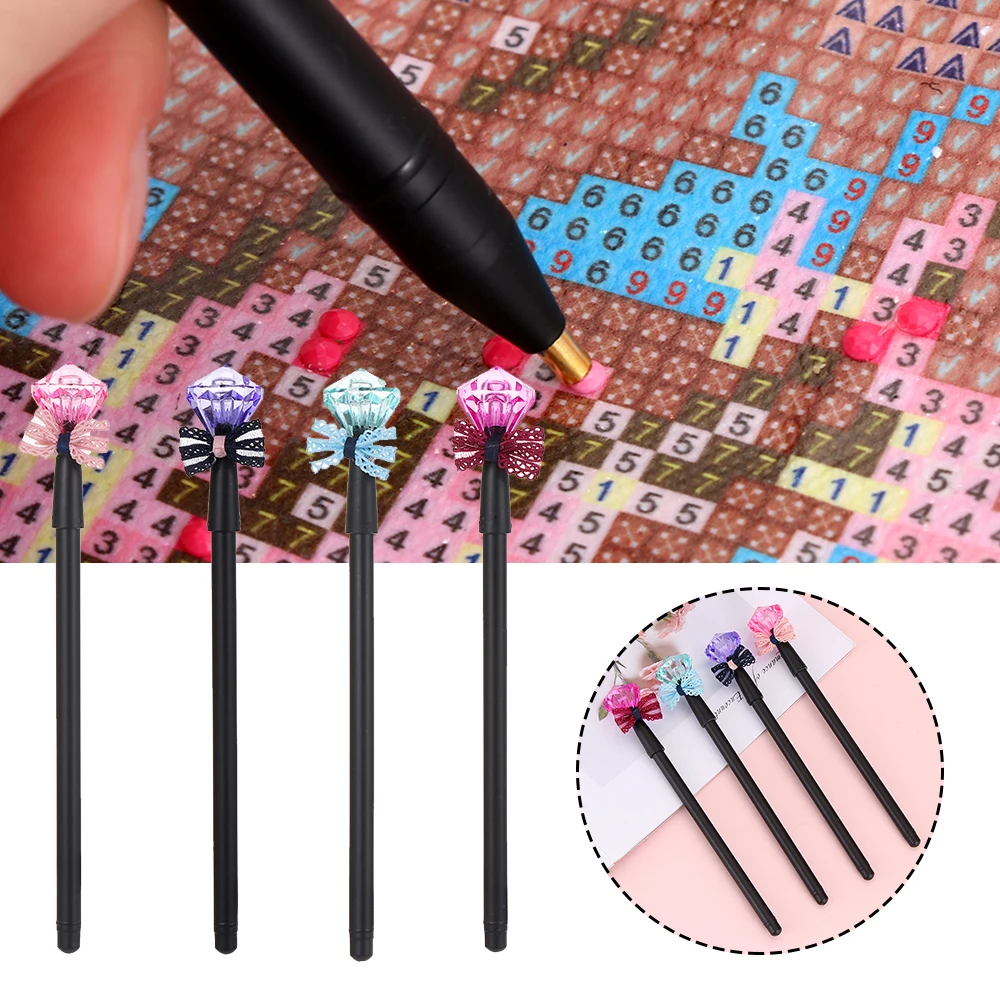 Звездное небо лук корона кристалл 5D алмазная живопись точка дрель ручка DIY