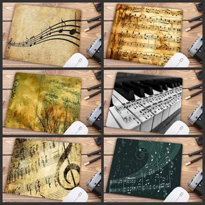 Mairuig музыкальные ноты DIY Искусство Коврик для мыши игровой плеер игровой коврик для клавиатуры компьютер планшет Размер 22X18 мм