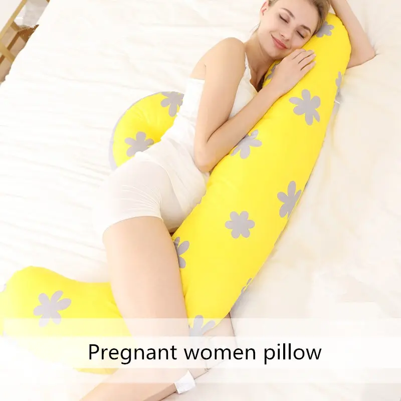 Yellow Flower H-образные подушки для беременных, для поддержки ног, для беременных женщин, подушка для тела, лучший подарок для бокового сна, для женщин, Подушка для беременных - Цвет: Yellow Flower