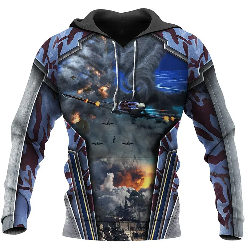 

Super marine Spitfire 3D full print shirt for new air force aircraft