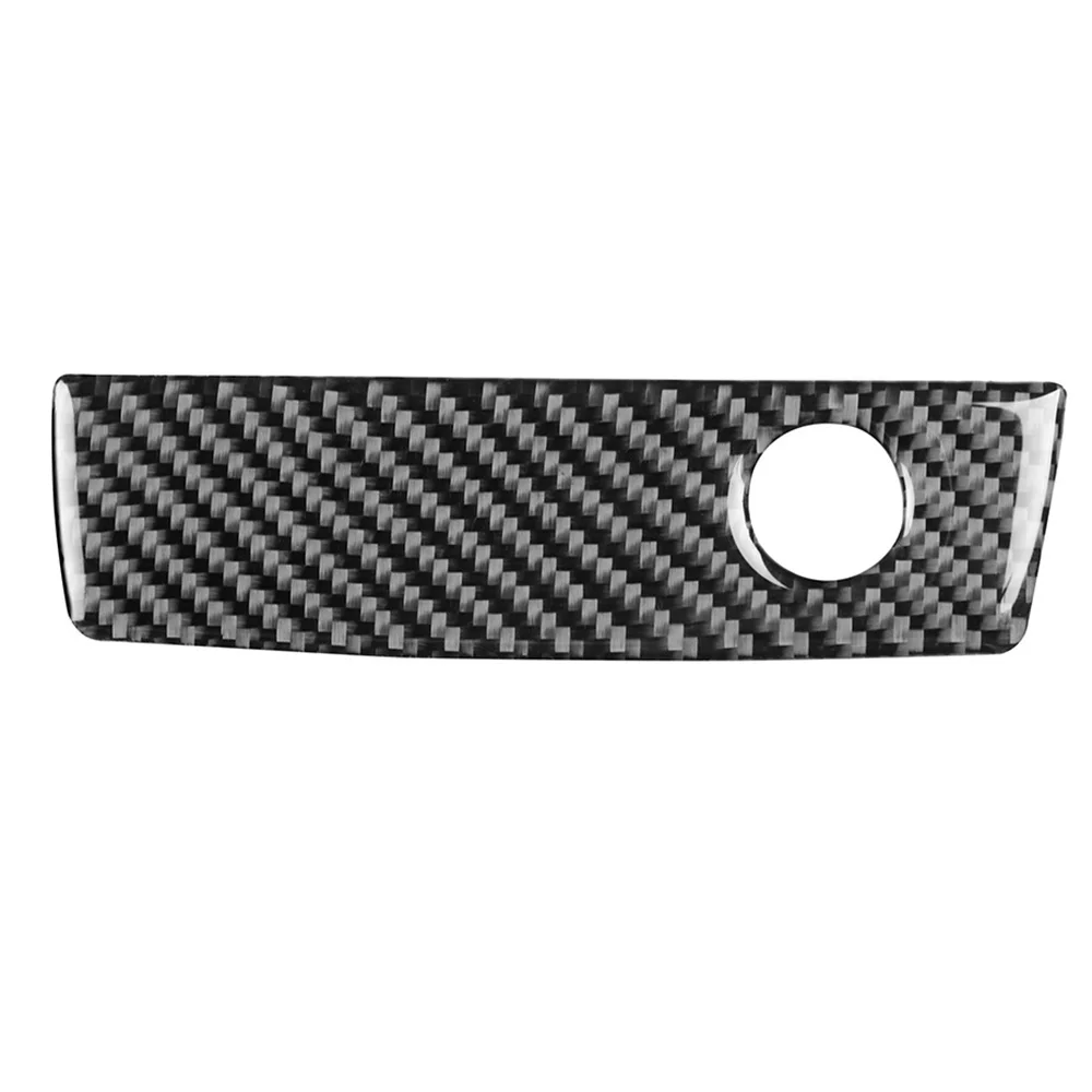 

Carbon Fiber Car Co-pilot Glove Box Handle Sticker Car Interior Accessories for Dodge Challenger 2008-2014