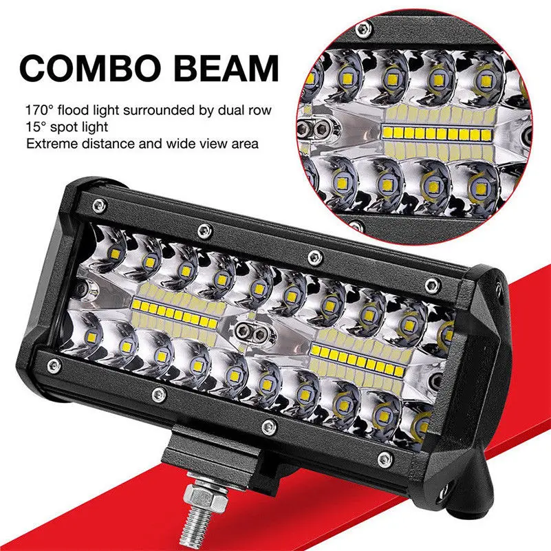 

Vehemo Off-Road Lights LED Work Light Bar Led Work Light Forklift Universal Car Accessories Trucks Car Work Light Vehicle ATV