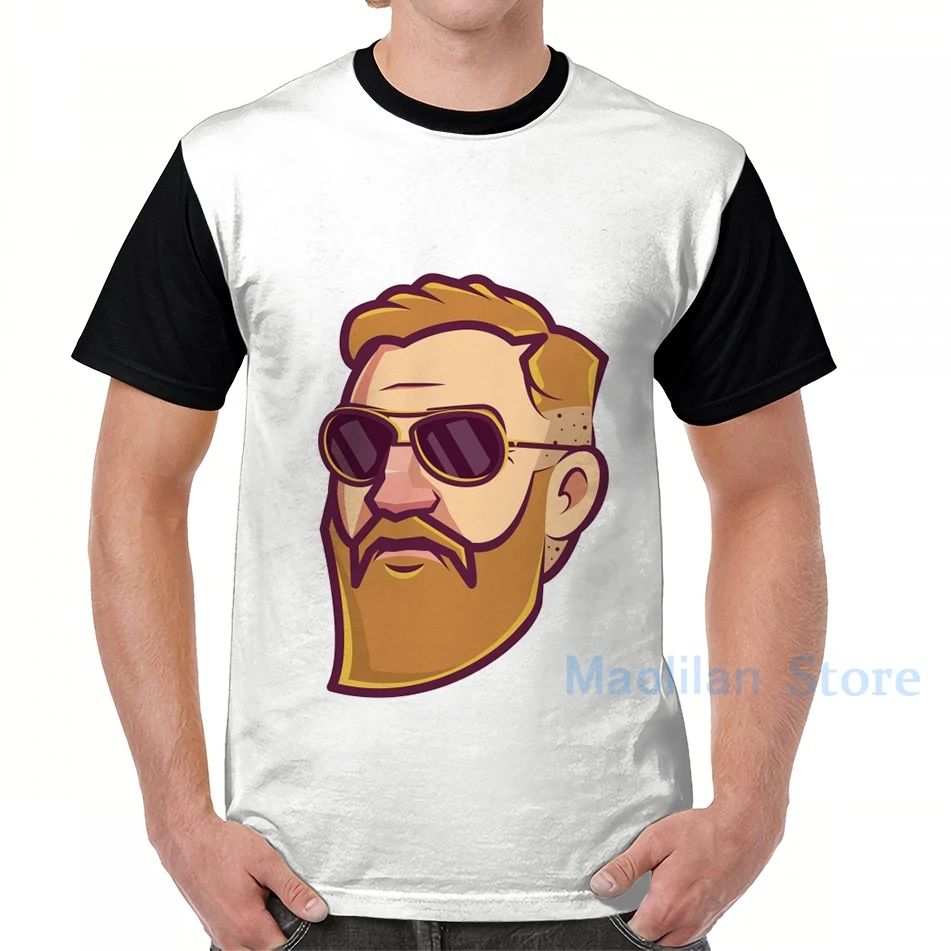 Футболка McGregor Badass Graphic мужские топы футболка для женщин Мужская с забавным