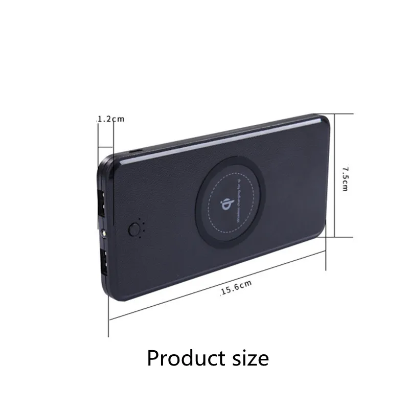 

Wireless Power Bank Qi Wireless Charging 10000mAh Portable Mobile Power Supply For iPhone12 Mini Pro Max Xiaomi Wireless Charger