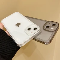 clear glitter phone case for iphone 13 12 11 pro max soft silicone shockproof bumper cover for iphone xs max x xr 7 8 plus cases
