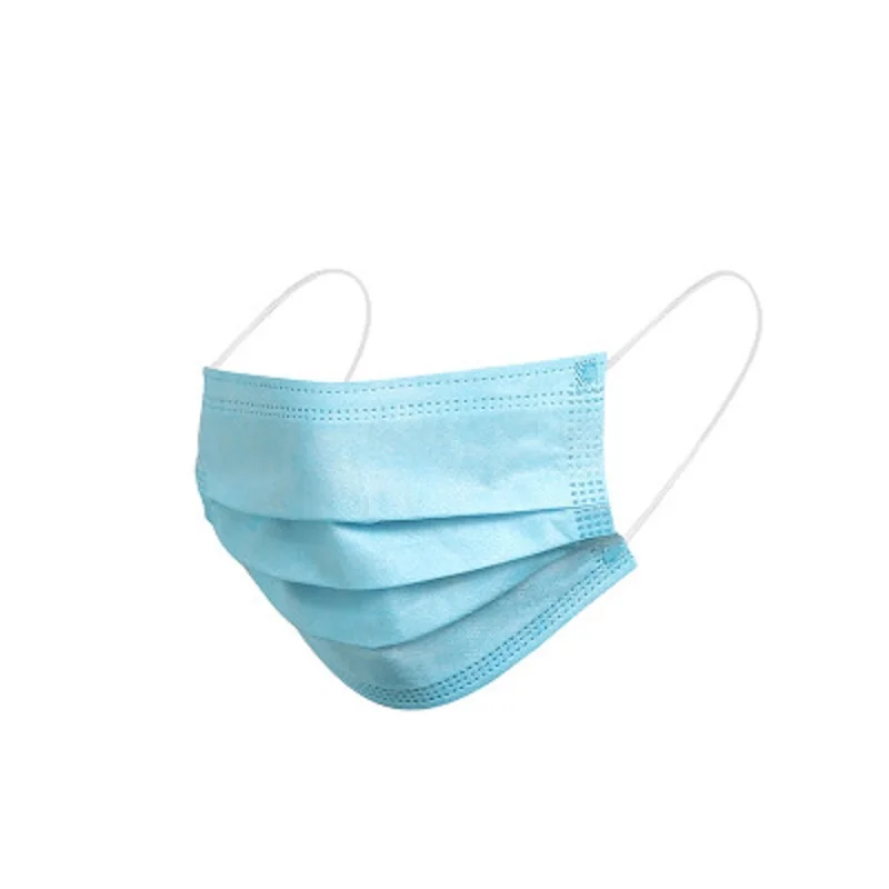 

50pcs Disposable Kids Masks Mouth Cover for 4-12 Years Old Three-layer Melt-blown Filter Breathable Skin Soft Fabric