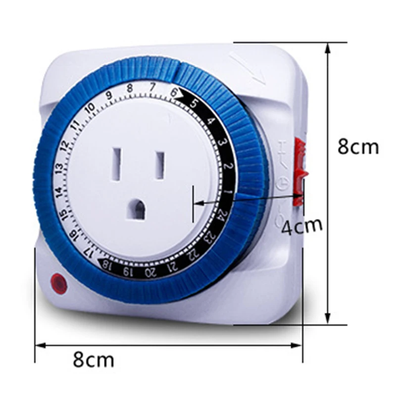 Горячая 24 часовой механический таймер розетка Переключатель Электрический