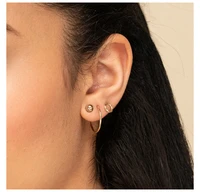 vintage tassel stainless steel earrings for women bohemian earrings set small thin stud earrings 2020 female fashion jewelry