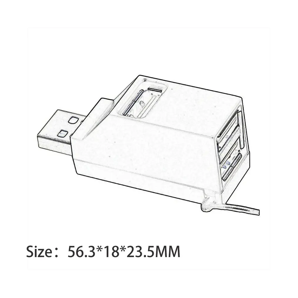 Высокоскоростной мини USB 2 0/3 0 разветвитель для ПК компьютера жестких дисков |