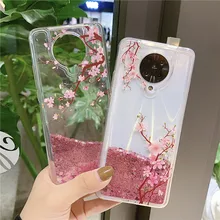 Glitter Liquid Silicone Case For Xiaomi Poco F2 Pro 9T Mi 10 Lite Redmi Note 7 8 K20 K30 Dynamic Quicksand Soft Cover Fundas
