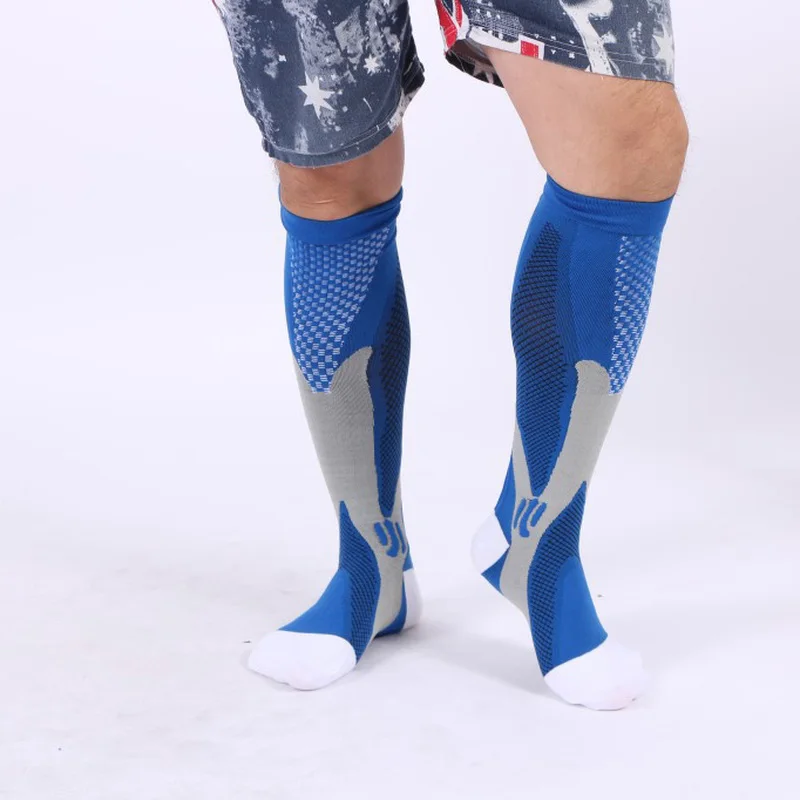 Компрессионные чулки дышащие поддерживающие ноги тянущиеся для фитнеса школы и