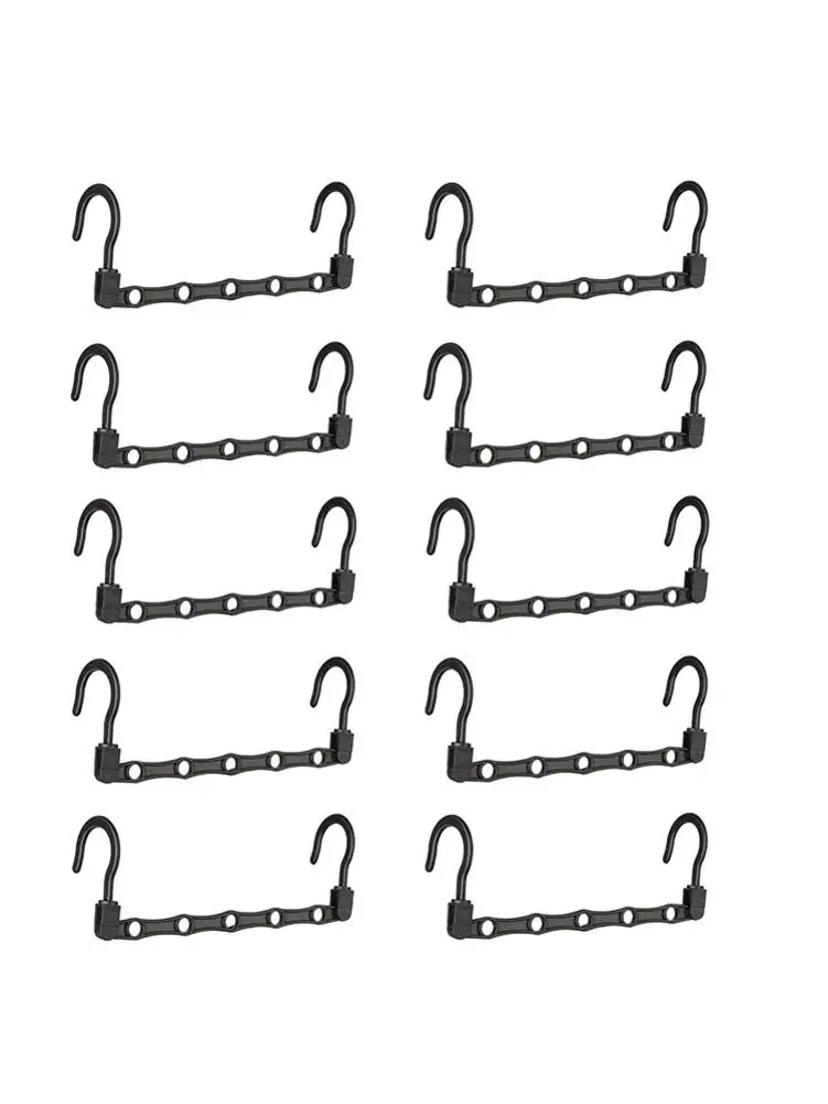

10Pcs Space Saving Hangers Clothes Organizer For Closet Storage Rack Holder Wardrobe Space Save Clothes Hanger Connect Hooks