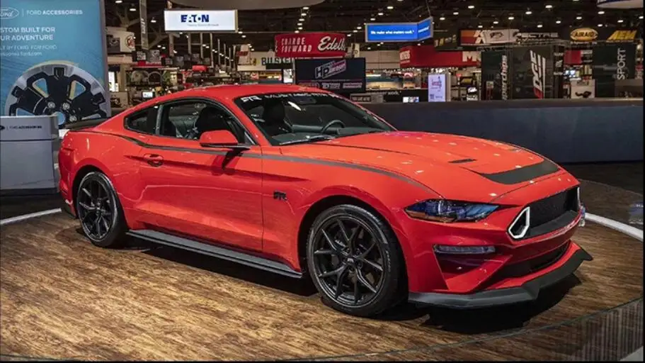 ABS автомобильный передний бампер сетчатая решетка Вокруг отделки гоночная решетка с лампой RTR-стиль подходит для Ford Mustang