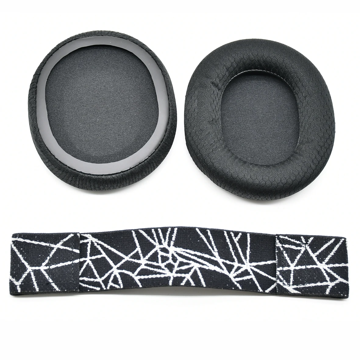 Сменная повязка на голову подушечки для ушей велюровая Подушка эластичная SteelSeries