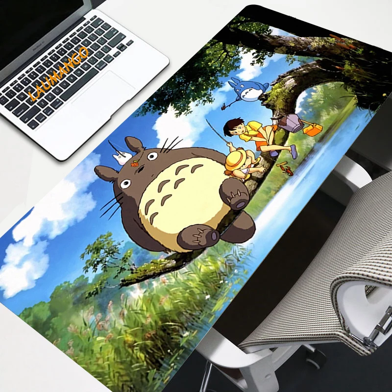 

Totoro Mouse pad 900x400x3mm Comfort Mouse Mat Gaming Mousepad Fast Delivery Large size computer Mouse Pad Keyboards Mat