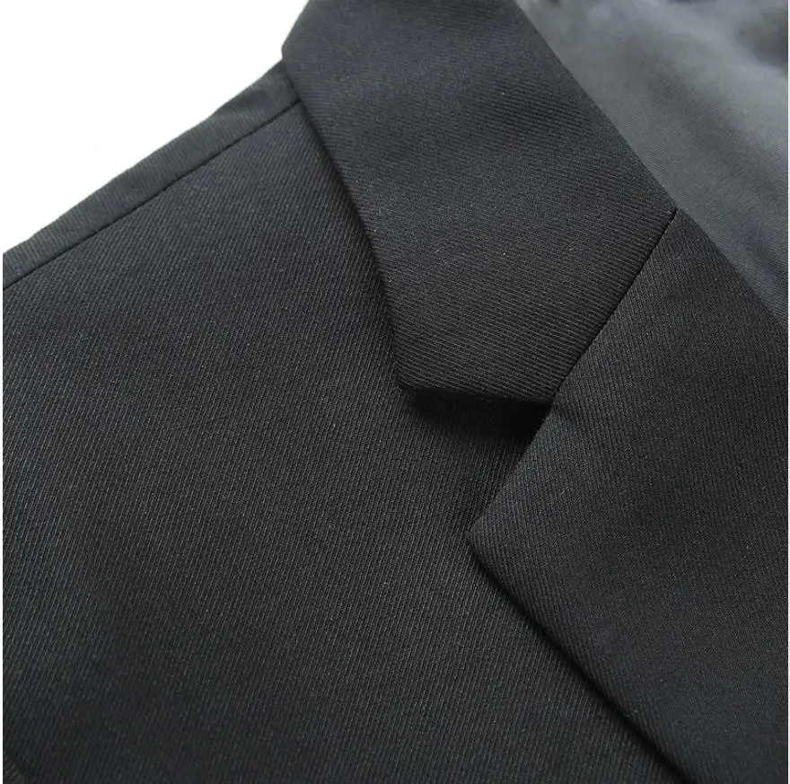 (Пиджак + жилет брюки) 2019 мужские костюмы модные повседневные на заказ