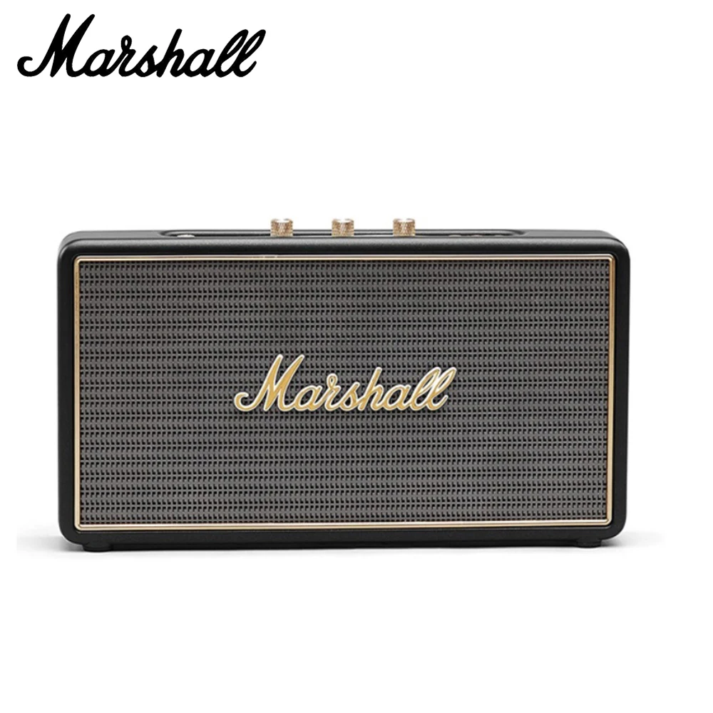 

Портативный Bluetooth-динамик Marshall Stockwell I 5.0, беспроводная уличная дорожная Колонка IPX4, водонепроницаемая колонка с глубокими басами и сабвуфер...