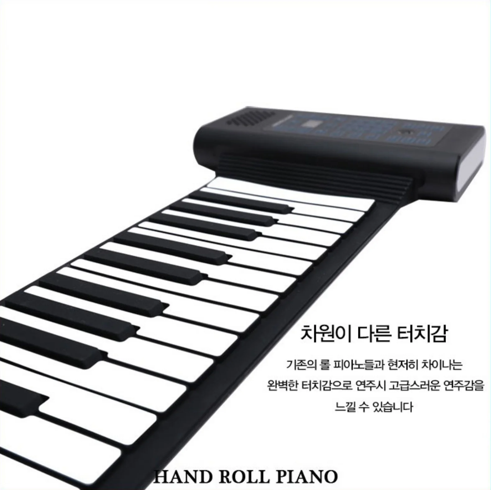 Hand Roll Electronic Piano 66 88 Keys Thickened Keyboard Beginner Hand Roll Keyboard Hand Roll Piano Flexible Silicone