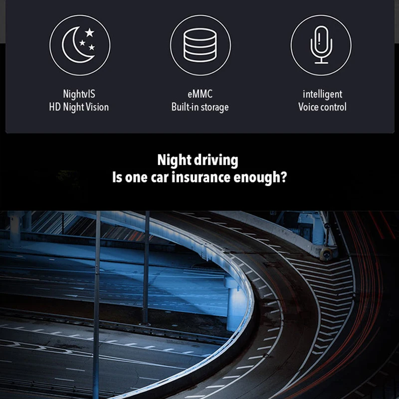 Автомобильная мини камера DDPai глобальная версия видеорегистратора 1080P HD