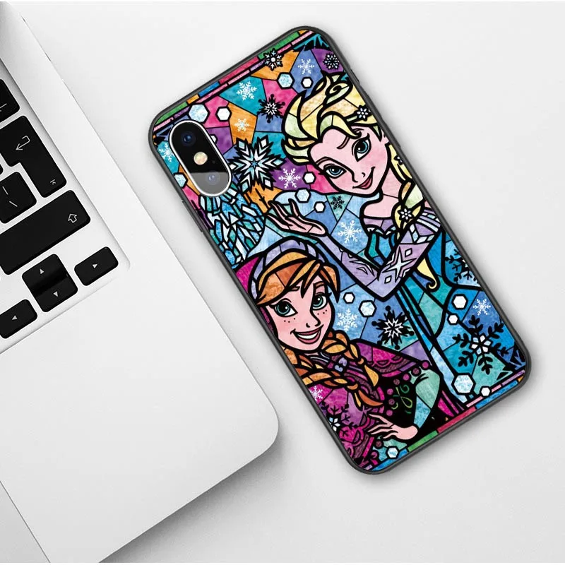 TPU Cute cartoon Stitch Soft Phone Case For iPhones 11 Pro Max Tinkerbell Cover For iPhones X 6 6S 7 8 Plus XS MAX XR Coque - Цвет: TPU