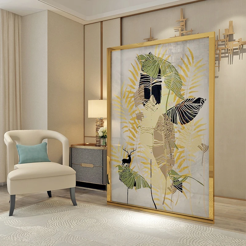 Простой светсветильник ый роскошный абстрактный растительный металлический