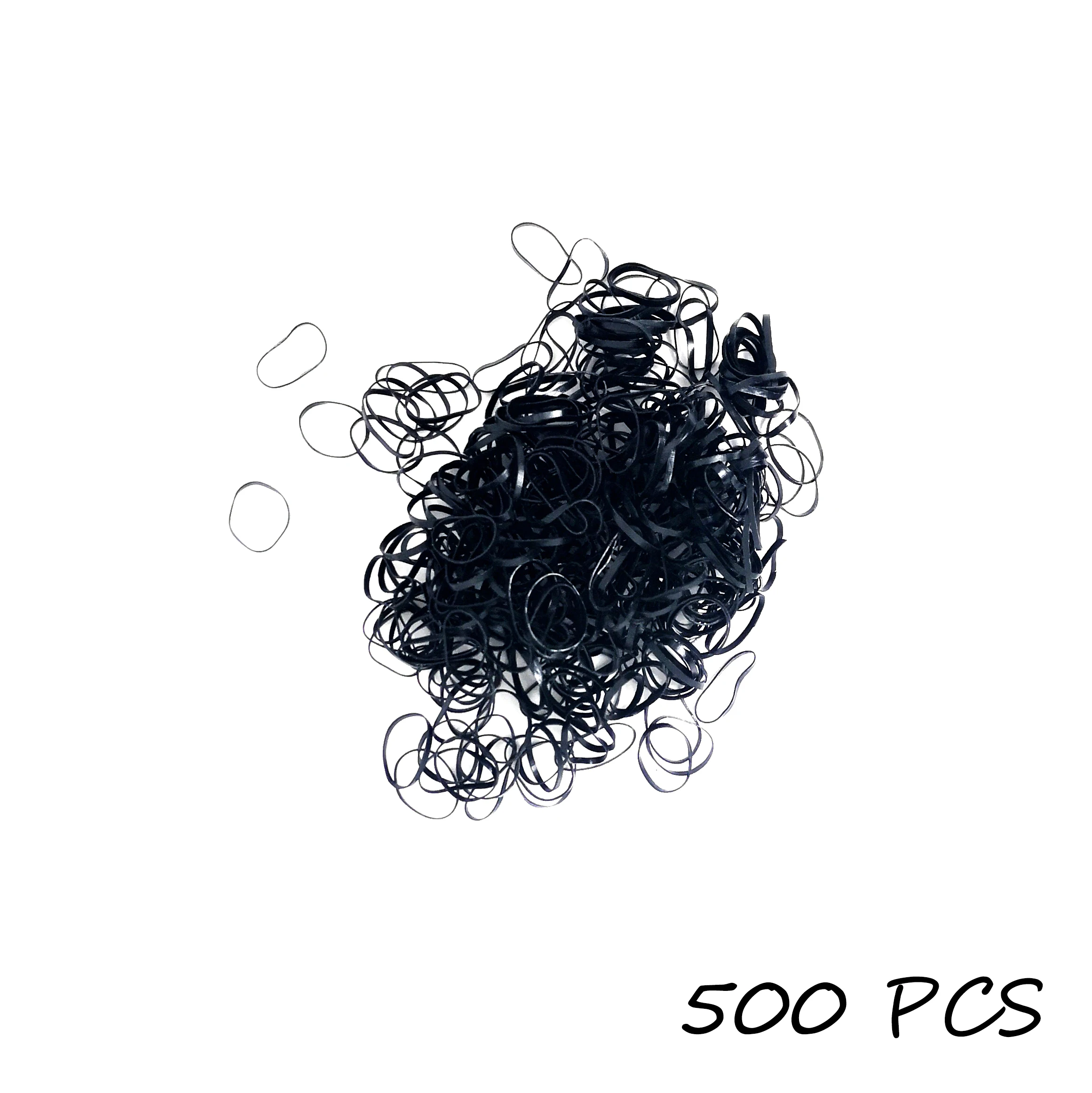 500 шт./лот красочные резинки для девочек детские эластичные волос держатель