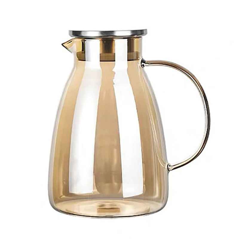 

Nordic High Borosilicate Large Capacity Glass Cold Kettle Household 1800Ml Kettle Flower Tea Coffee Kettle
